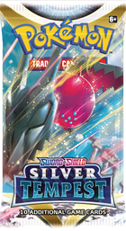 Pokemon TCG: Silver Tempest Booster, gra karciana, dodatek, 1 szt.