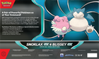 Pokemon TCG: Snorlax Ex & Blissey Ex, Special Collection, gra karciana, booster
