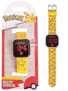Pokemon, zegarek LED z kalendarzem