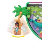 Polly Pocket, Arbuzowy basen, kompaktowy zestaw do zabawy z laleczkami i akcesoriami
