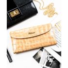 Portfel, beżowy, skóra ekologiczna, Peterson