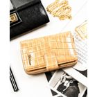 Portfel, beżowy, skóra ekologiczna, Peterson