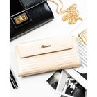 Portfel, beżowy, skóra ekologiczna, Peterson