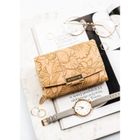 Portfel, beżowy, skóra ekologiczna, Peterson