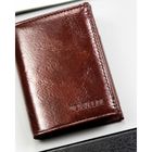 Portfel, brązowy, skóra ekologiczna, 4U Cavaldi