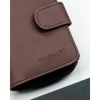 Portfel, brązowy, skóra ekologiczna, 4U Cavaldi
