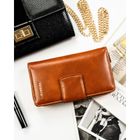 Portfel, brązowy, skóra ekologiczna, Peterson