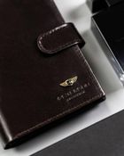 Portfel, brązowy, skórzany, Peterson