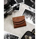 Portfel, brązowy, skórzany, Rovicky