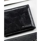 Portfel, czarny, skóra ekologiczna, 4U Cavaldi