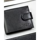 Portfel, czarny, skóra ekologiczna, 4U Cavaldi