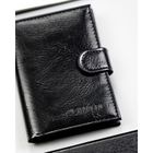 Portfel, czarny, skóra ekologiczna, 4U Cavaldi