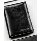 Portfel, czarny, skóra ekologiczna, 4U Cavaldi