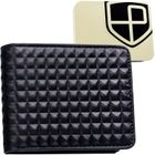 Portfel, czarny, skóra ekologiczna, Peterson