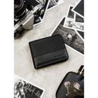 Portfel, czarny, skóra ekologiczna, Peterson