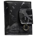 Portfel, czarny, skóra ekologiczna, Peterson