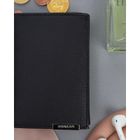 Portfel, czarny, skórzany, 4U Cavaldi