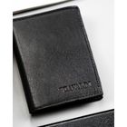 Portfel, czarny, skórzany, 4U Cavaldi