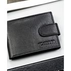 Portfel, czarny, skórzany, 4U Cavaldi