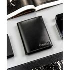 Portfel, czarny, skórzany, 4U Cavaldi