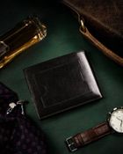 Portfel, czarny, skórzany, Peterson