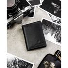 Portfel, czarny, skórzany, Peterson