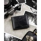 Portfel, czarny, skórzany, Peterson