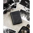 Portfel, czarny, skórzany, RFID, Peterson