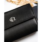 Portfel, czarny, skórzany, Rovicky