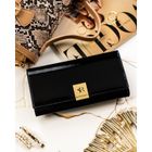 Portfel, czarny, skórzany, Rovicky