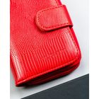 Portfel, czerwony, skóra ekologiczna, 4U Cavaldi