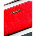 Portfel, czerwony, skóra ekologiczna, 4U Cavaldi