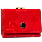 Portfel, czerwony, skóra ekologiczna, Peterson