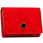 Portfel, czerwony, skóra ekologiczna, Peterson