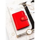 Portfel, czerwony, skóra ekologiczna, Rovicky