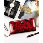 Portfel, czerwony, skóra ekologiczna, Rovicky