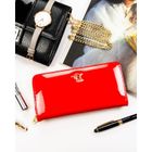 Portfel, czerwony, skóra ekologiczna, Rovicky