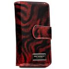 Portfel, czerwony, skóra naturalna i ekologiczna, Peterson