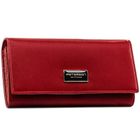 Portfel, czerwony, skóra naturalna i ekologiczna, Peterson