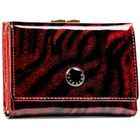 Portfel, czerwony, skóra naturalna i ekologiczna, Peterson