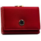 Portfel, czerwony, skóra naturalna i ekologiczna, Peterson