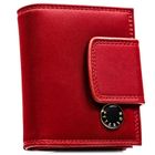Portfel, czerwony, skóra naturalna i ekologiczna, RFID, Peterson