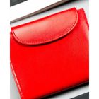 Portfel, czerwony, skórzany, 4U Cavaldi