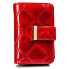 Portfel, czerwony, skórzany, Peterson