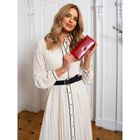 Portfel, czerwony, skórzany, Peterson