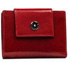 Portfel, czerwony, skórzany, Peterson