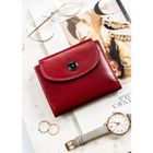 Portfel, czerwony, skórzany, Peterson