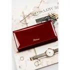 Portfel, czerwony, skórzany, Peterson