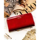 Portfel, czerwony, skórzany, RFID, Rovicky