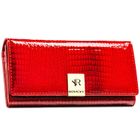 Portfel, czerwony, skórzany, Rovicky
